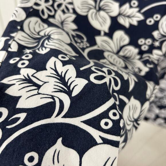 Tommy Hilfiger Women Cropped Trouser Pants Preppy Vacation Coastal Blue Size 8 - Picture 3 of 7